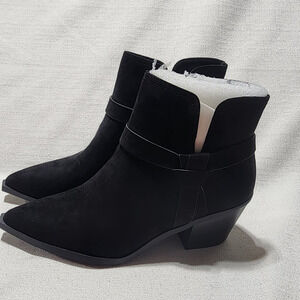 ankle boots size 9 black unknown brand